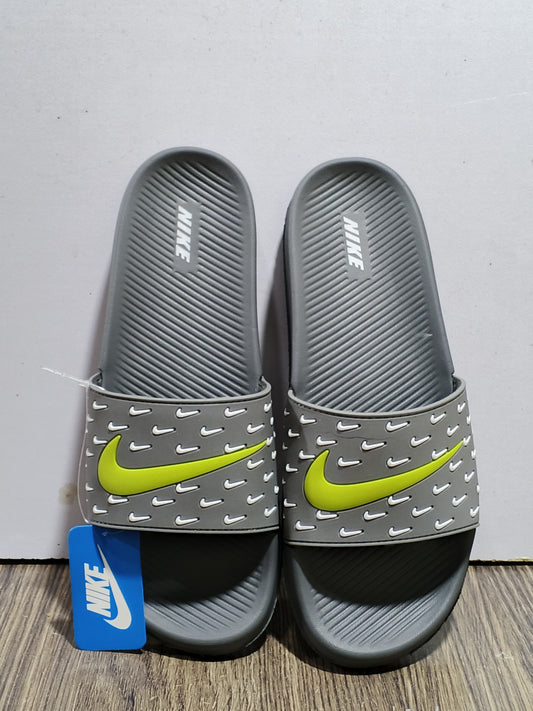 HyperStep Nike Recovery Slides – Black & Grey Comfort Slippers